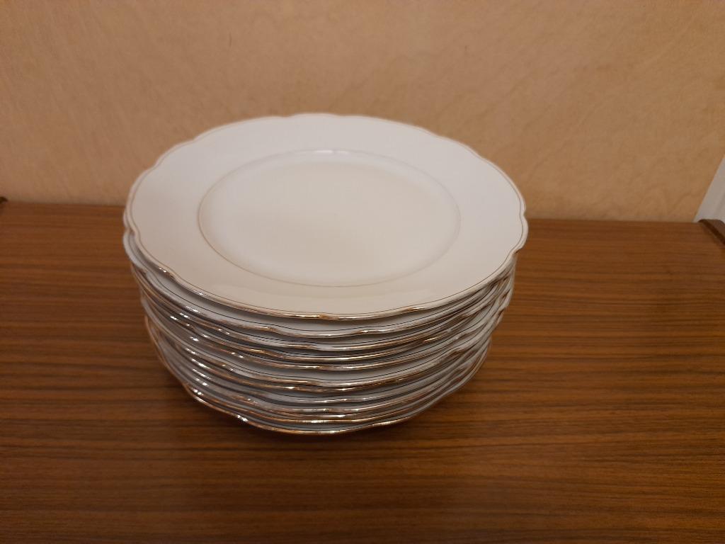 Assiettes plates en porcelaine Ćmielów Pologne, comme neuf, Ophalen