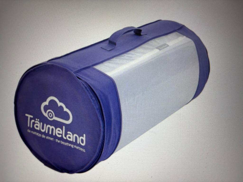 Träumeland AIR reisbedmatras opgerold 60 x 120 cm, Matelas, Moins de 70 cm, Comme neuf, Enlèvement