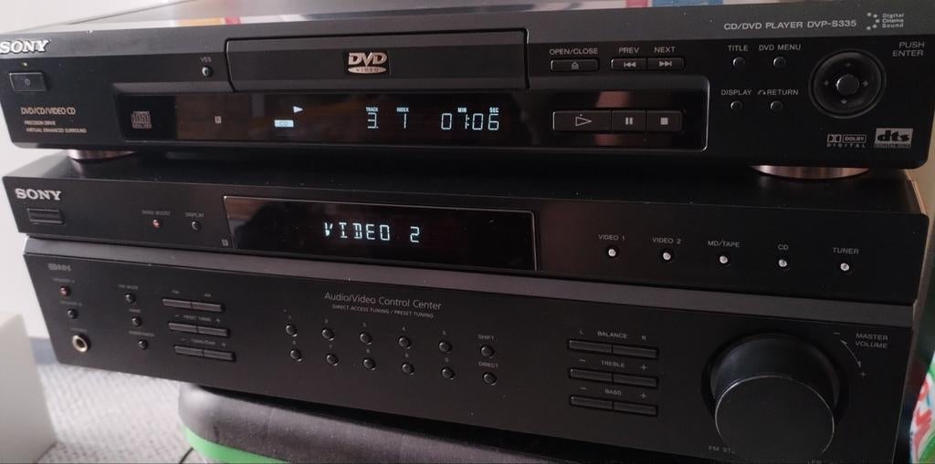 Sony receiver en dvd speler, Enlèvement, Comme neuf, Sony