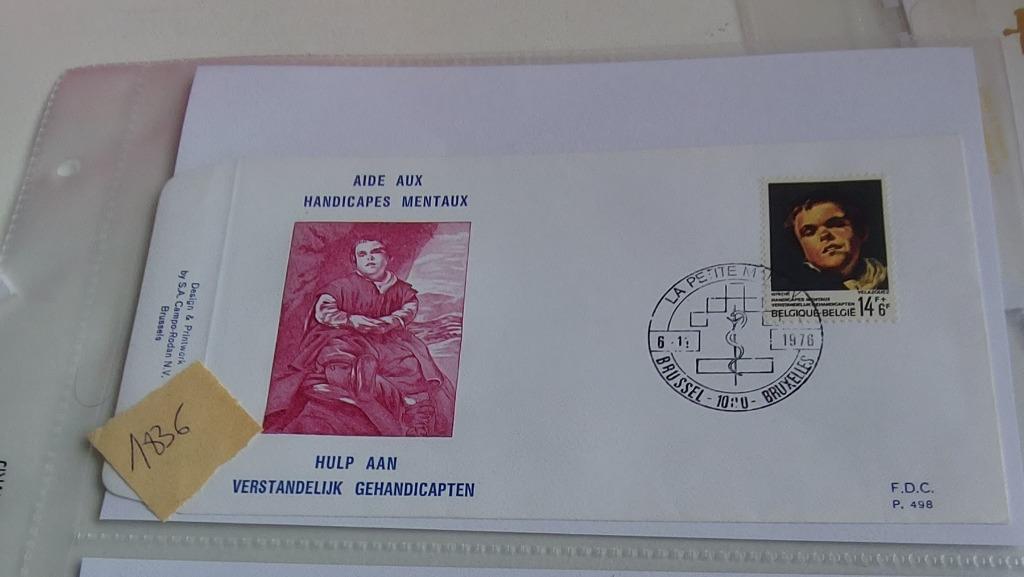 Timbres FDC Belgique n 1836, Timbres & Monnaies, Enlèvement ou Envoi, Affranchi, Oblitération 1er jour, Autre