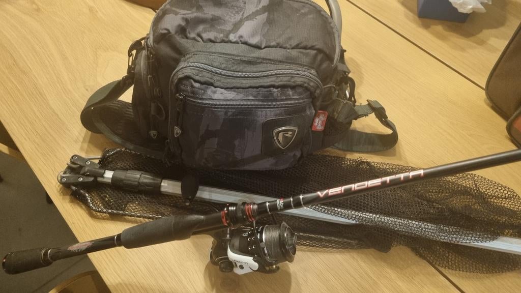 Complete roofvis set!, Watersport en Boten, Hengelsport | Roofvissen, Zo goed als nieuw, Complete set, Ophalen