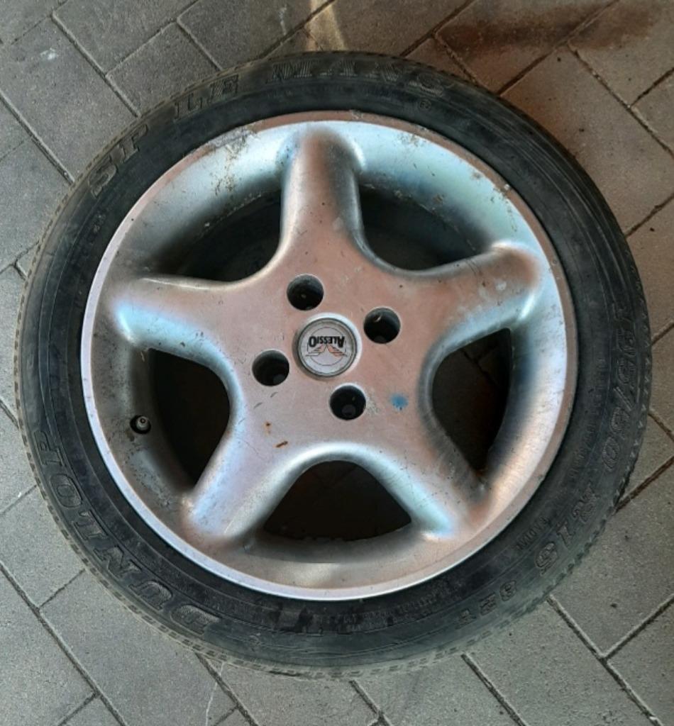 1 jante alliage alésio 15 pouces (4x100), Autos : Pièces & Accessoires, Enlèvement ou Envoi, Seat