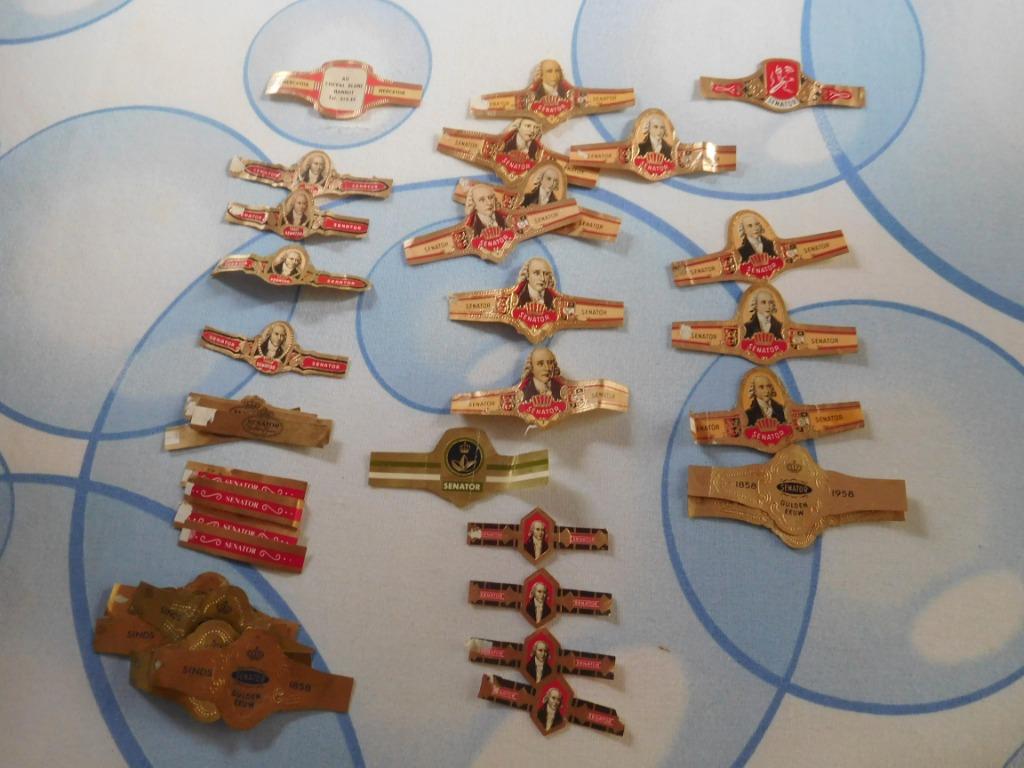 Bagues de cigare fabricant Senator, Enlèvement ou Envoi, Utilisé, Bagues de cigare