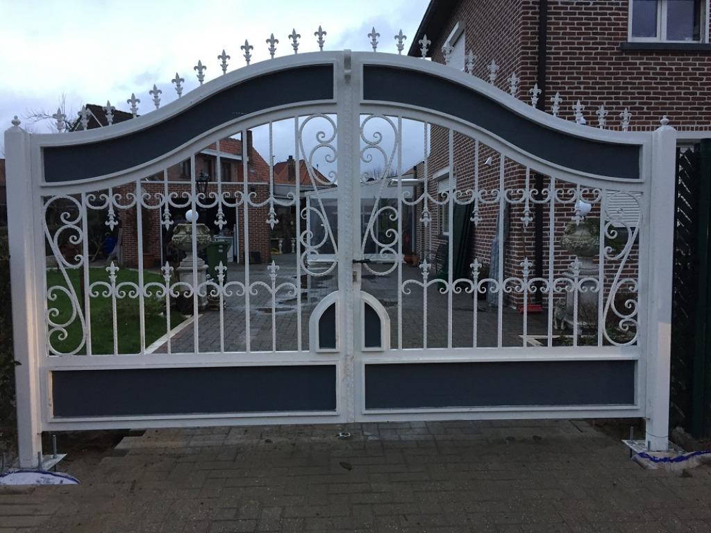 tuinpoorten /tuinpoort de lux  verschillende modellen, Tuin en Terras, Tuinpoorten, Ophalen, 200 cm of meer, Nieuw, IJzer