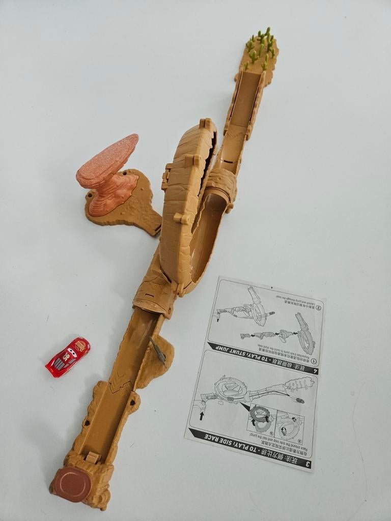 Disney Cars Willy's Butte Transforming Track Set, Ophalen, Zo goed als nieuw