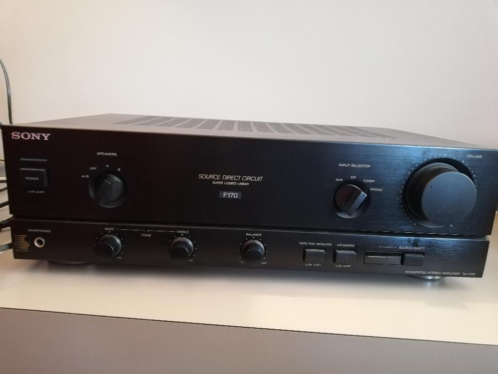 Sony TA-F170 versterker, Moins de 60 watts, Enlèvement, Sony, Stéréo