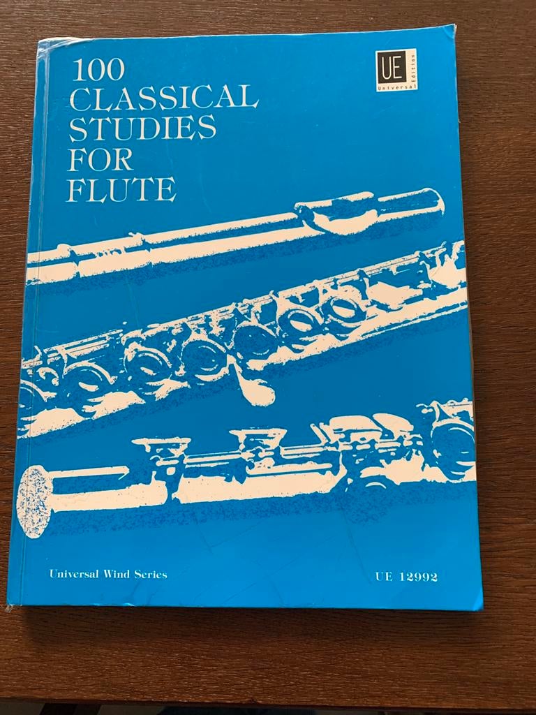 100 Classical Studies for Flute, Ophalen of Verzenden, Zo goed als nieuw, Instrument, Frans Venster