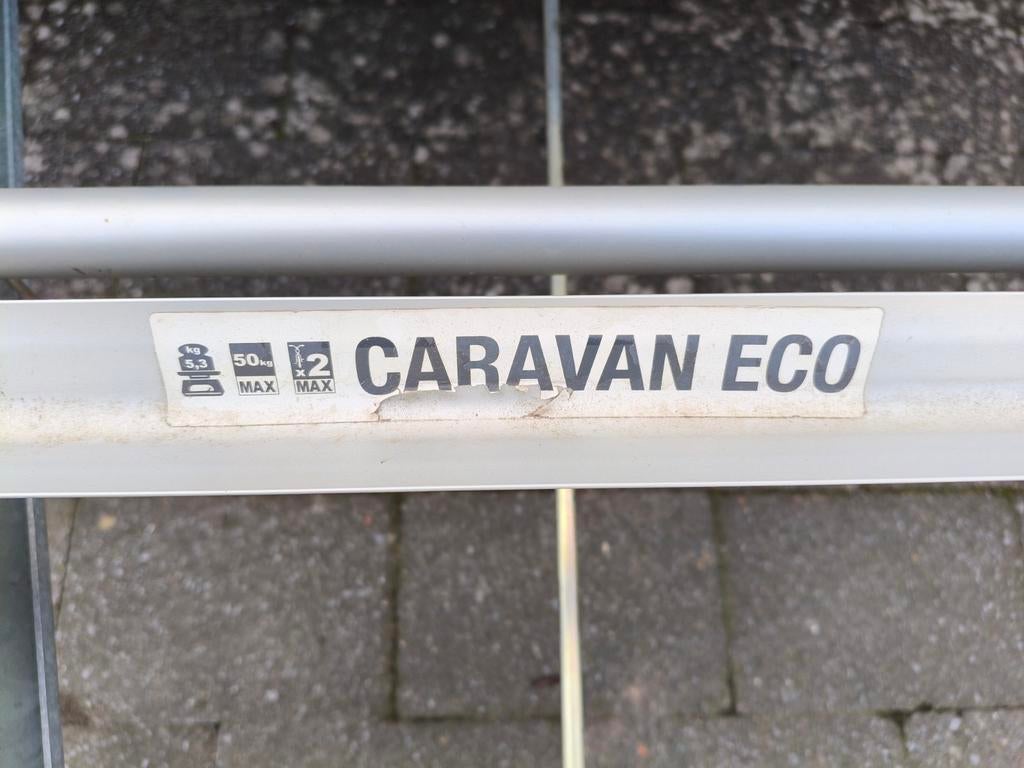 Fietsen rek voor op de caravan Dissel., Caravans en Kamperen, Ophalen