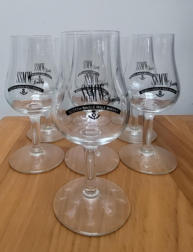 7 verres de Scotch Single Malt Whisky Society, Collections, Enlèvement ou Envoi, Comme neuf