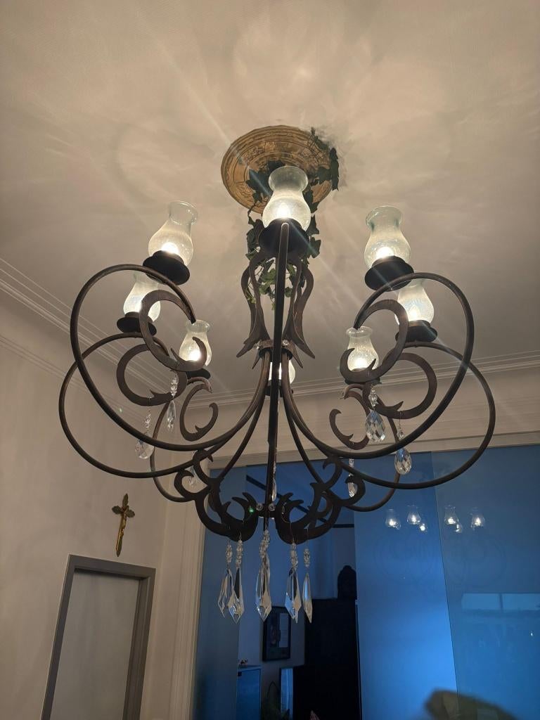 Luster smeedijzer, Ophalen, Gebruikt, Metaal