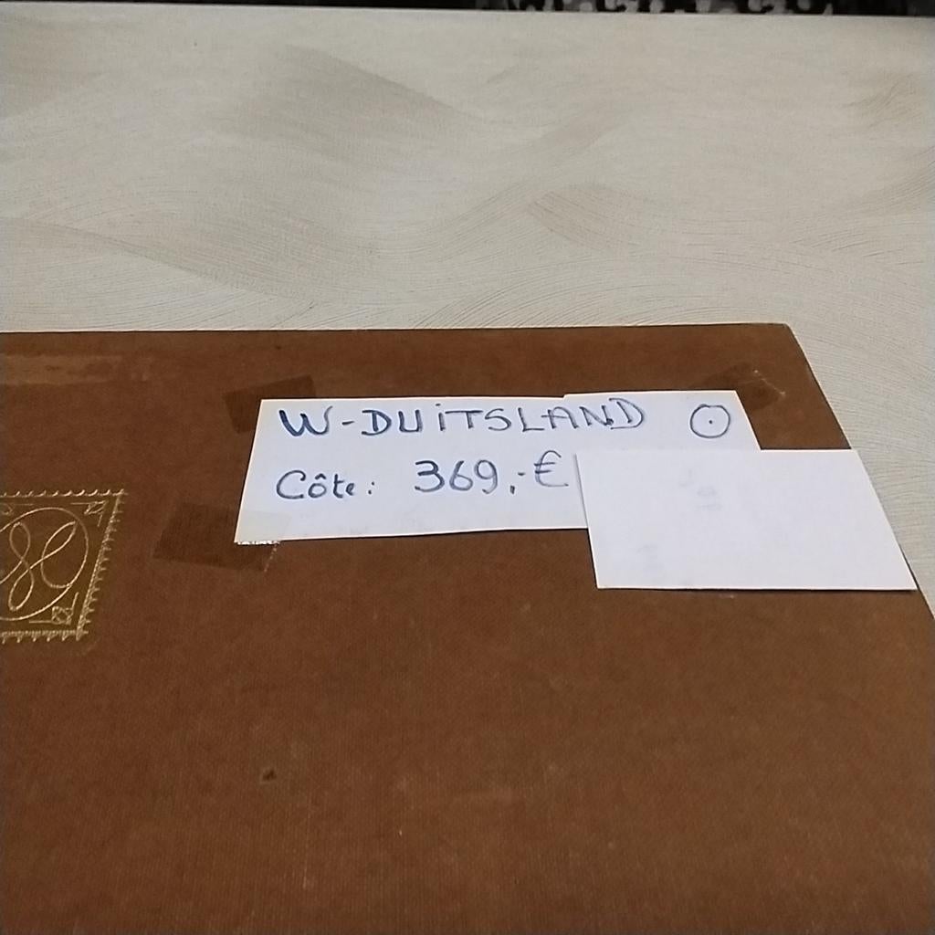 WEST-DUITSLAND Gestempeld met cote 369,00 €, Postzegels en Munten, Postzegels | Volle albums en Verzamelingen, Verzenden