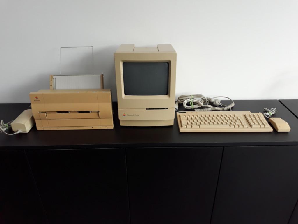 Apple Macintosh Classic (M0420, 1990) complete set, werkend, Computers en Software, Vintage Computers, Ophalen, Apple