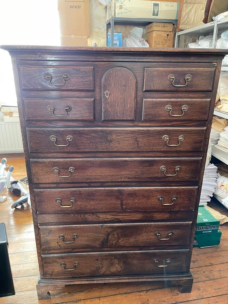 Schitterend tv-meubel in Engelse stijl. Valse laden, Zo goed als nieuw