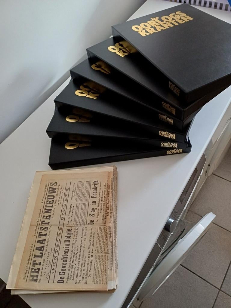 De volledige reeks oorlogskranten wo2 en 1, Ophalen