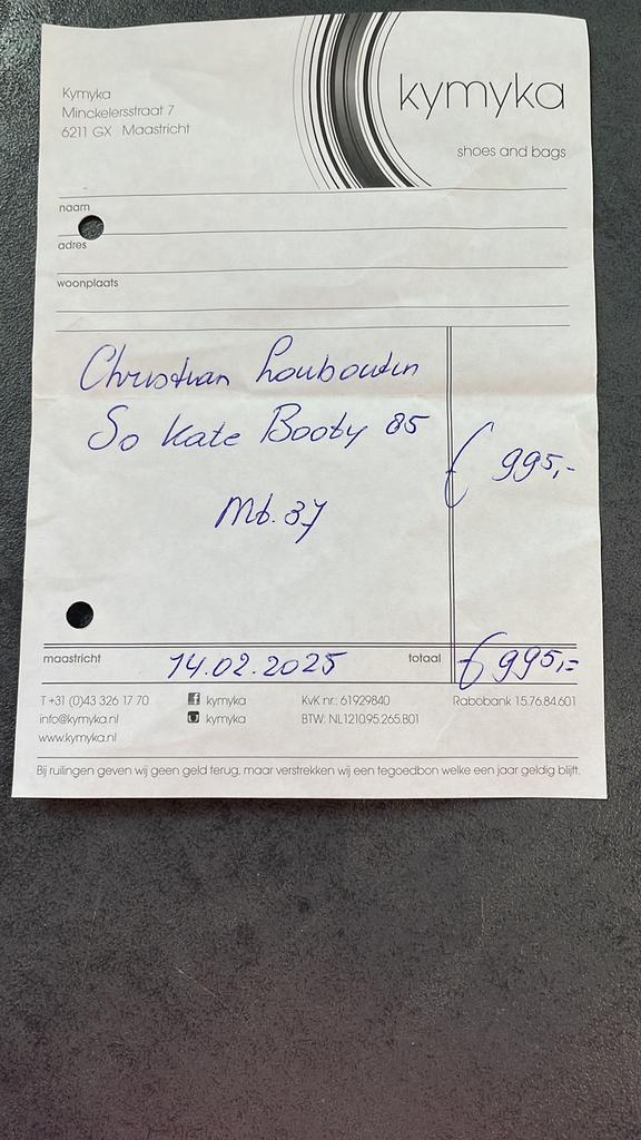 Chaussures 37 femme Christian louboutin, Enlèvement, Noir