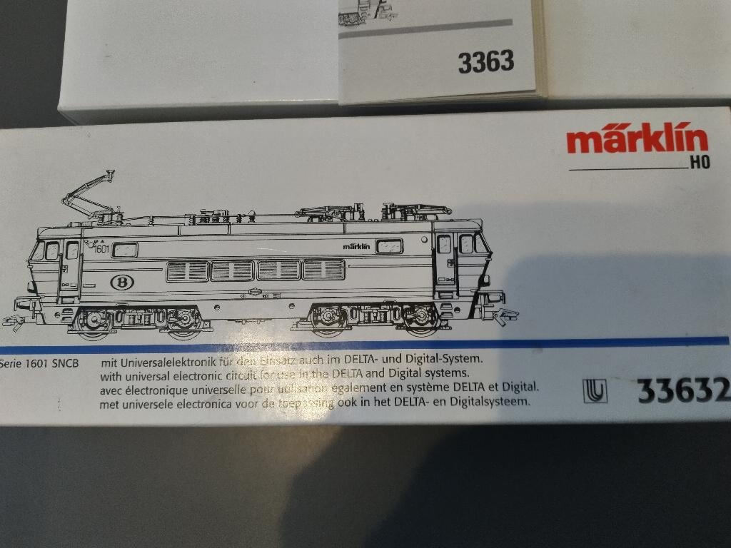 Marklin HO elec locomotief NMBS 33632, Enlèvement ou Envoi, Courant alternatif, Comme neuf, NS