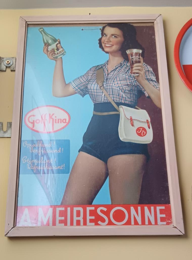 Meiresonne  karton reclame, Verzamelen, Merken en Reclamevoorwerpen, Ophalen of Verzenden, Zo goed als nieuw