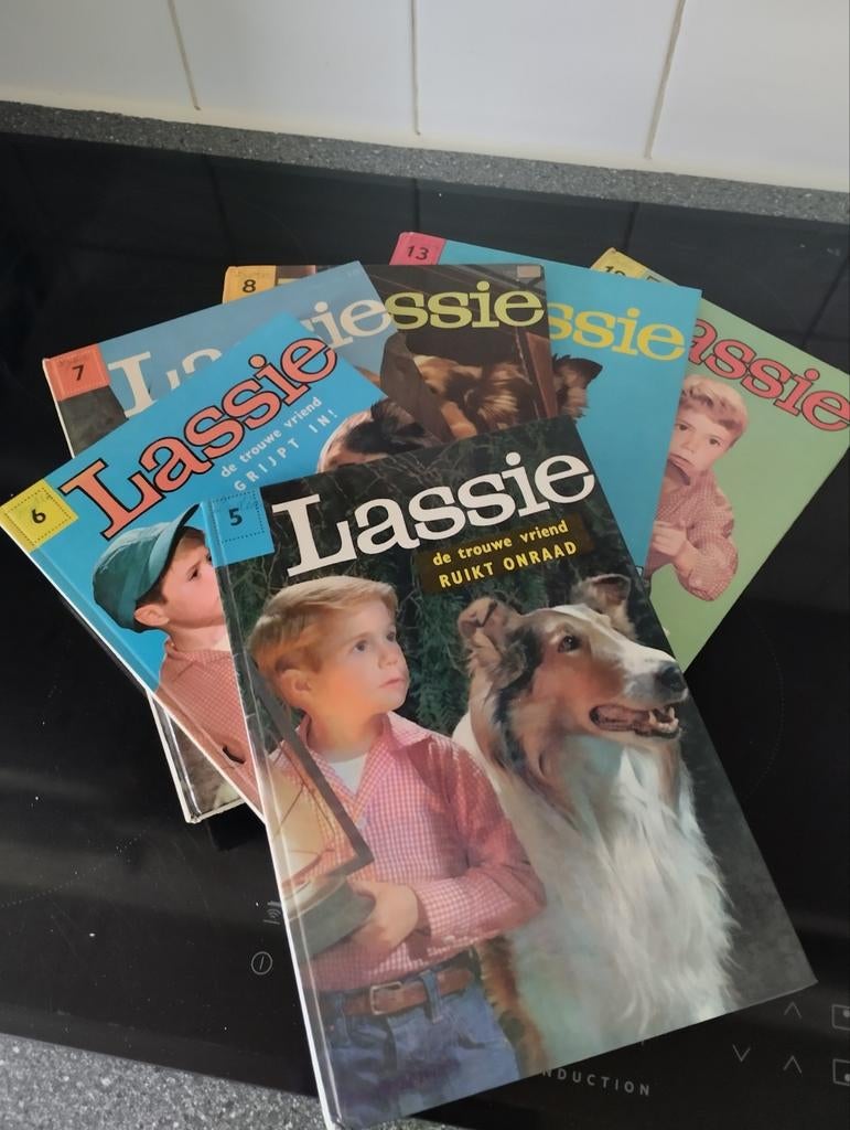 Lassie reeks, 1959 tot 1961, nrs. 5,6,7,8, 13 en 18, Ophalen, Henri Arnoldus