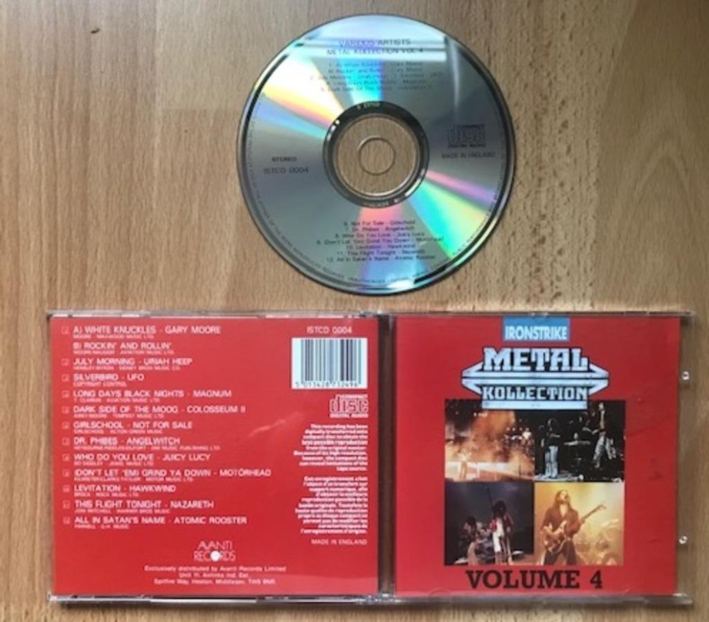 LOT 5 CD DIVERS ARTISTES METAL KOLLECTION ET HARD ROCK, CD & DVD, Enlèvement ou Envoi, Utilisé