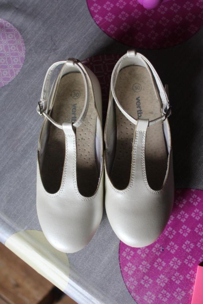 ballerine communion/ mariage - pointure 30, Enlèvement ou Envoi, Utilisé