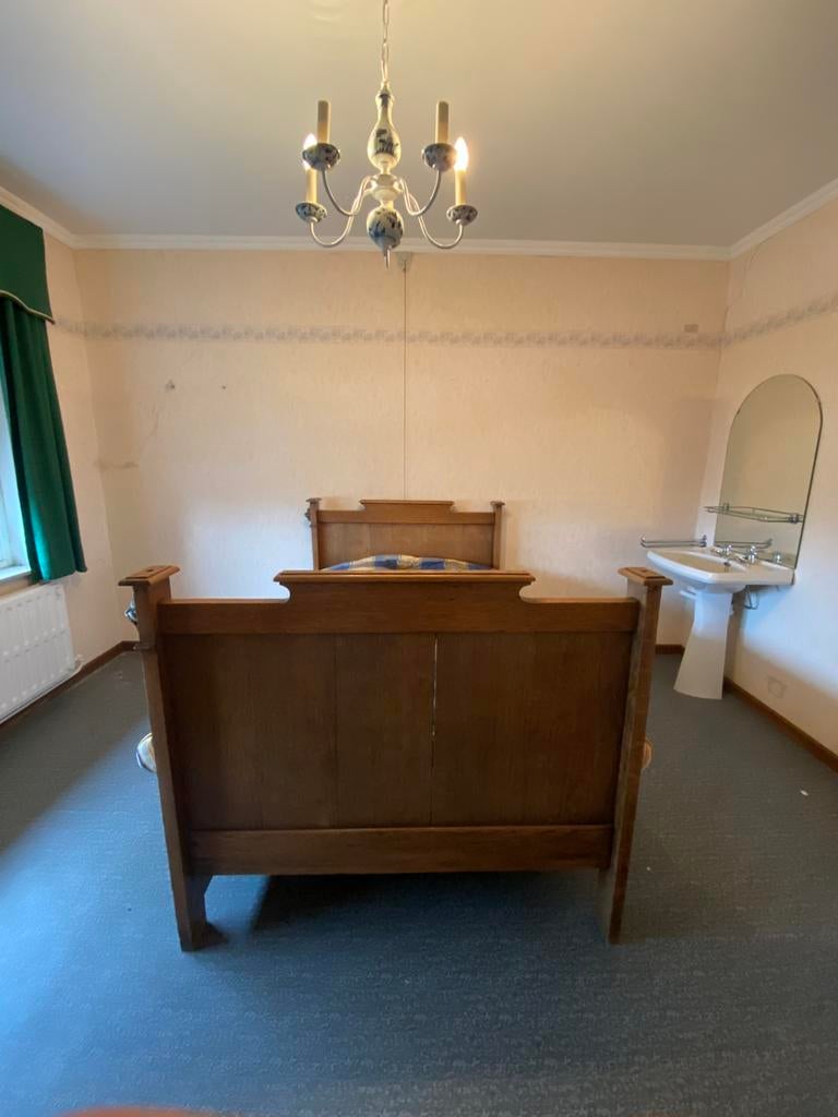 Lit tete de lion fin XIXeme, Antiquités & Art, Enlèvement