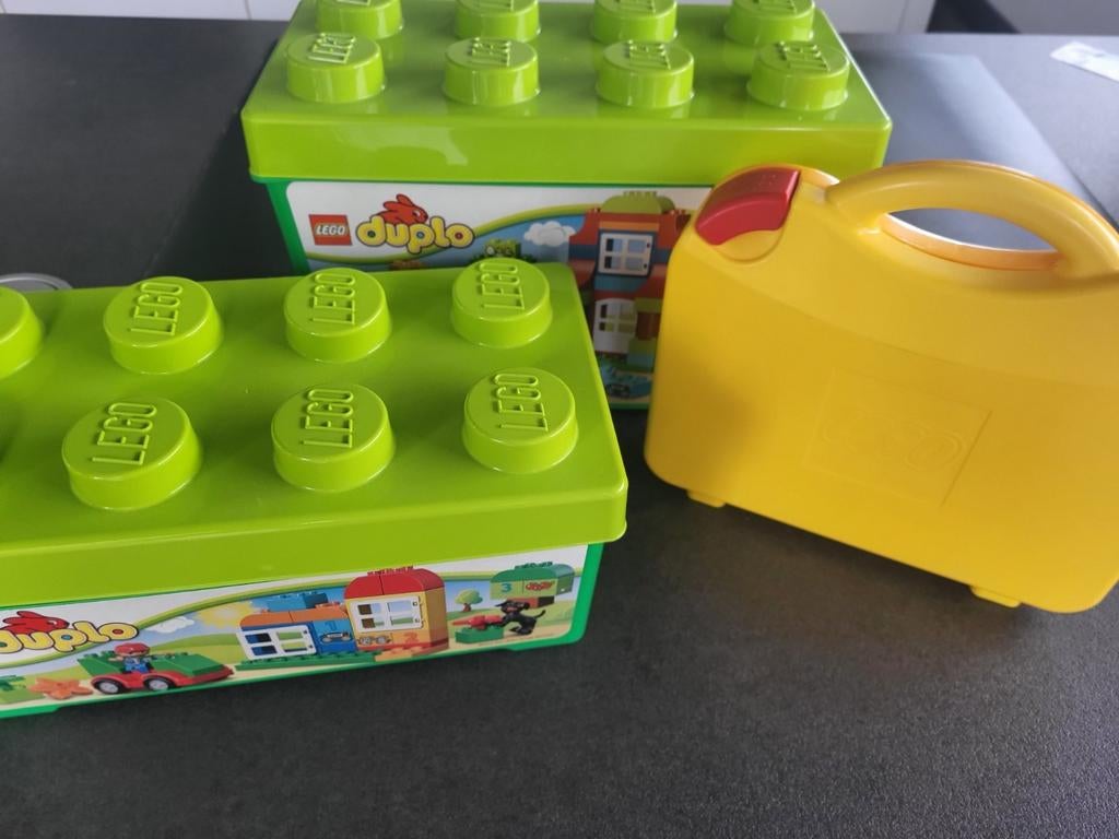 Lege opbergbak koffer Duplo Lego, Ophalen, Zo goed als nieuw