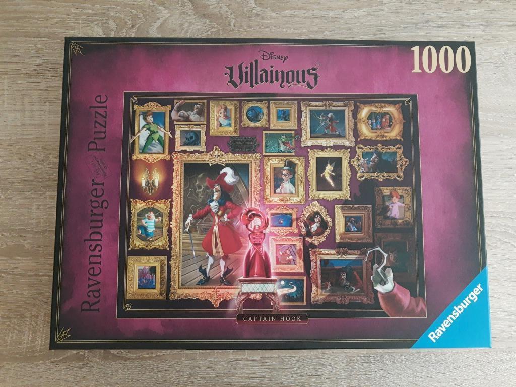 Disney Villainous Captain Hook Ravensburger Puzzel 1000 stuk, Hobby en Vrije tijd, Ophalen of Verzenden, 500 t/m 1500 stukjes