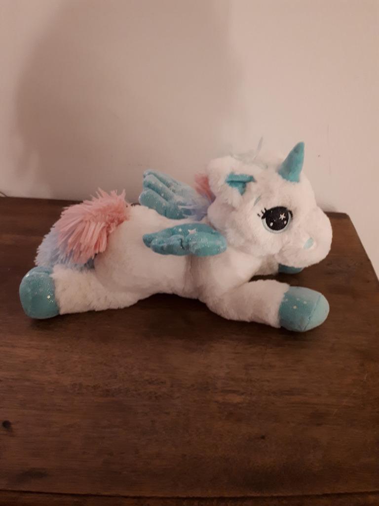 Unicorn knuffel, Kinderen en Baby's, Speelgoed | Knuffels en Pluche, Ophalen of Verzenden, Zo goed als nieuw, Overige typen