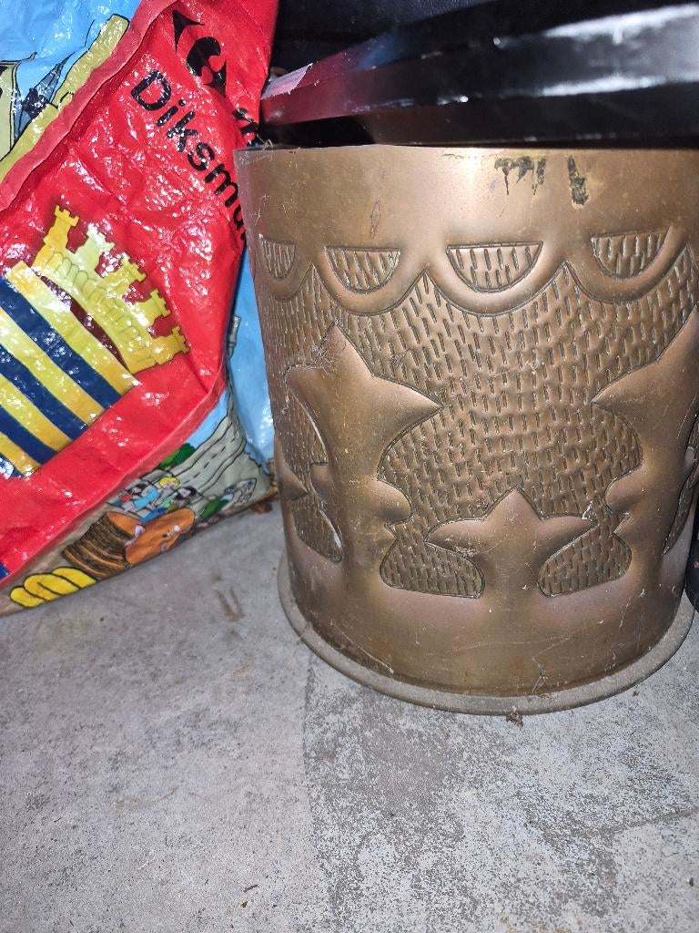 Koperen bloemenbak, Ophalen, Gebruikt, Overige materialen, Balkon