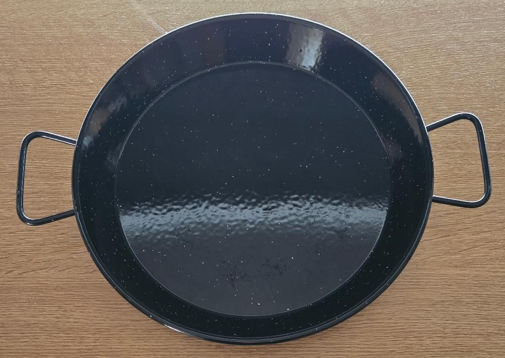 Poêle à paella El Cid 29 cm, Maison & Meubles, Enlèvement ou Envoi, Comme neuf, Autres matériaux, Autres types