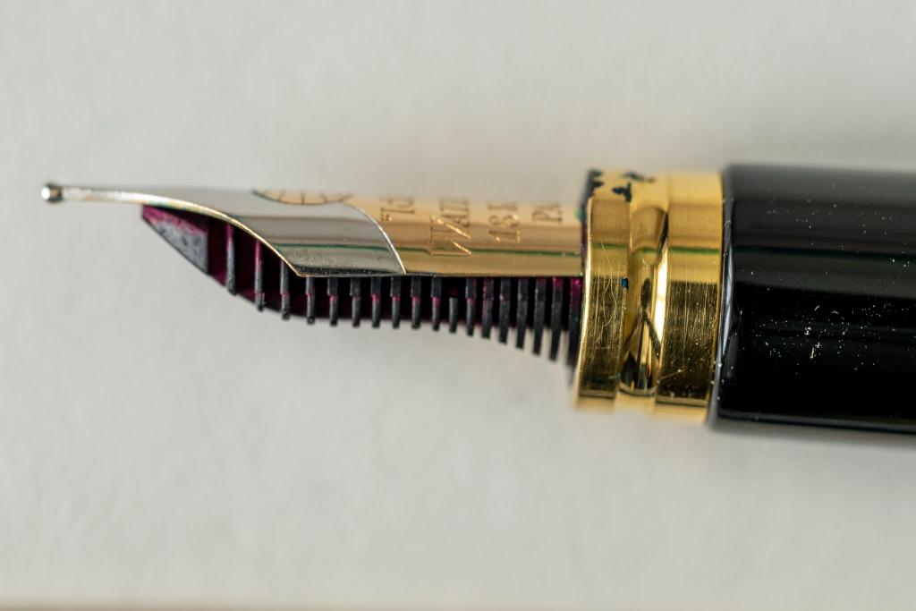 Stylo plume Waterman Patrician Le Man 100 vert + stylo à bil, Collections, Ensemble de stylos, Enlèvement ou Envoi, Avec boîte