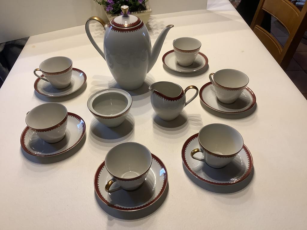 Service à café mitterteich ancien, Antiquités & Art, Enlèvement ou Envoi