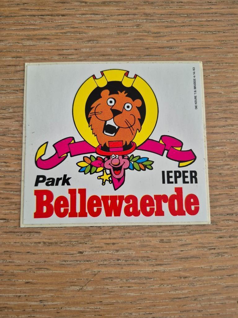 Sticker Bellewaerde Park, Collections, Enlèvement ou Envoi, Comme neuf