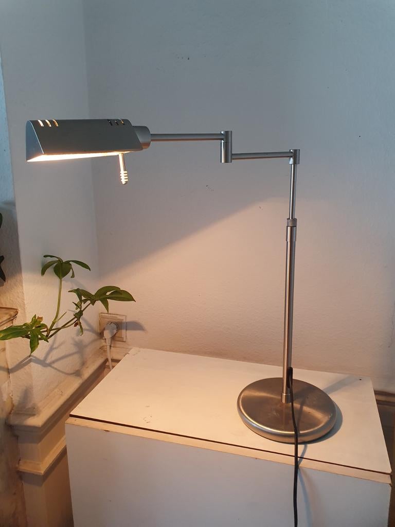 Lampe de bureau vintage Holtkötter, Ophalen, Metaal