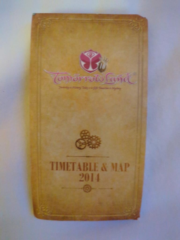 Festival map + Timetable Tomorrowland 2014, Ophalen of Verzenden