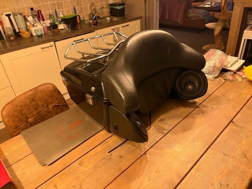 Topkoffer HD, Motoren, Ophalen, Gebruikt