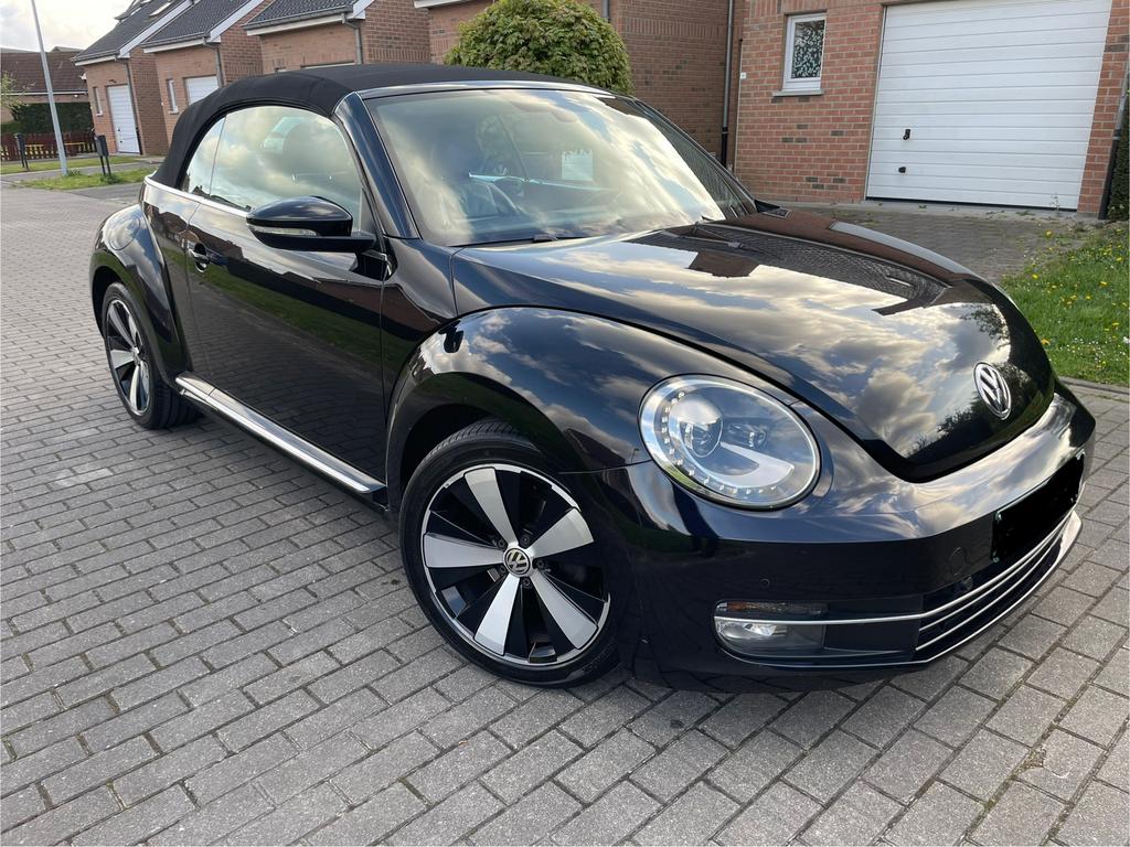 VW Beetle Cabriolet 2.0 TDI DSG Automaat, Bj 2013, Autos, Volkswagen, Cuir, Euro 5, Achat, Entreprise