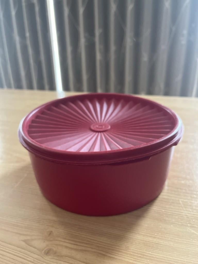 Koekendoos Tupperware, Enlèvement, Utilisé, Rouge, Boîte