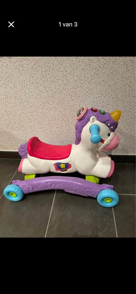 Vtech hobbel eenhoorn, Ophalen, Gebruikt