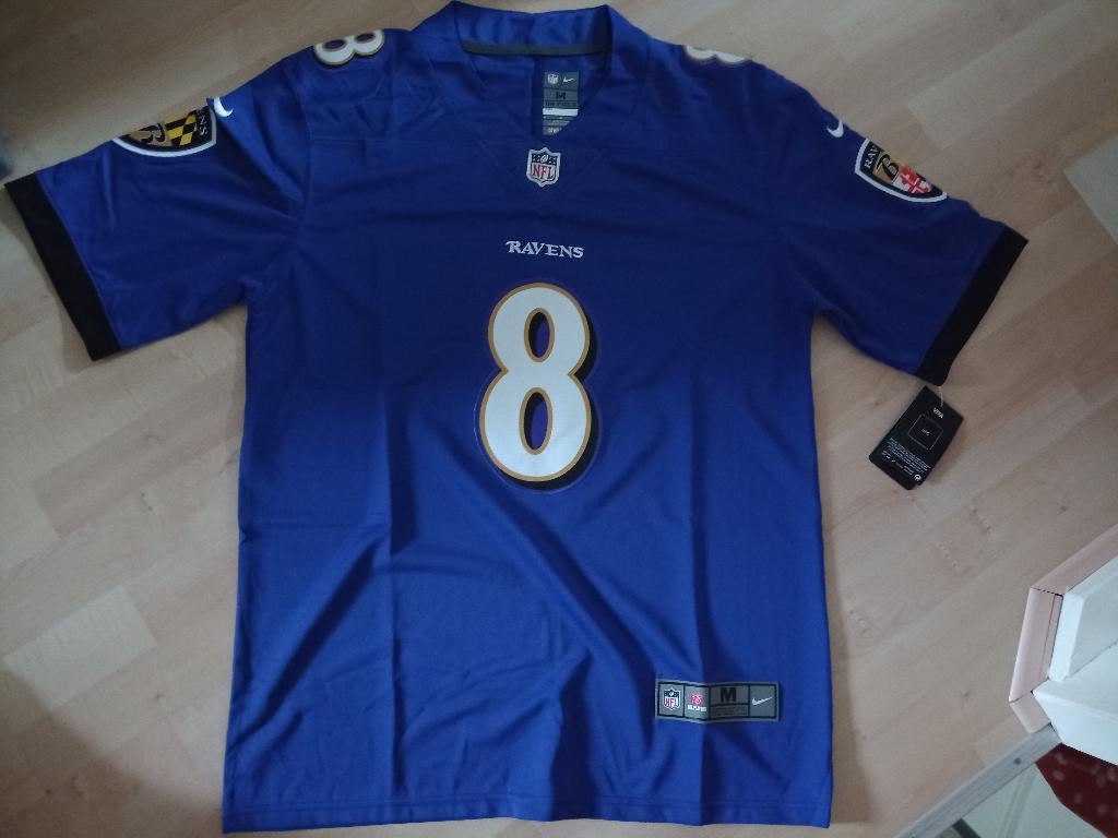 Baltimore Ravens Jersey Jackson maat: XL, Kleding | Heren, Sportkleding, Paars, Overige typen, Ophalen of Verzenden, Maat 56/58 (XL)