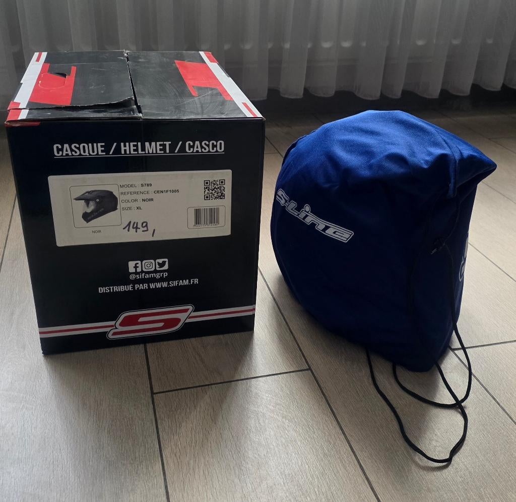 Helmet Casque de moto S-line, Enlèvement, Neuf, sans ticket, XL, Autres marques
