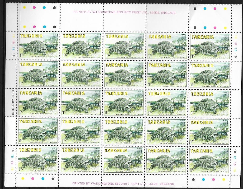 Timbres animaux Reptiles et Batraciens Tanzanie, Postzegels en Munten, Postzegels | Thematische zegels, Verzenden, Postfris