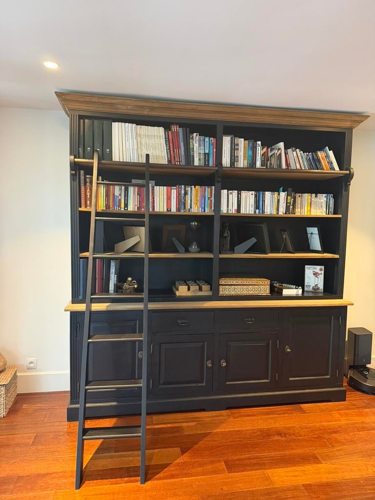 Bibliothèque haut de gamme  (flamand) – 235 cm –, Maison & Meubles, 200 cm ou plus, Comme neuf, Enlèvement, 200 cm ou plus