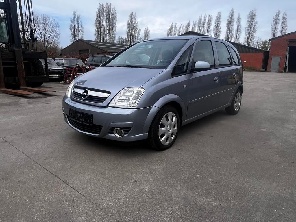 OPEL MERIVA 1.6BÉNZINE VAN 2008 AUTOMAT MET 150DKM, Auto's, Zwart, Bedrijf, Meriva, Euro 4