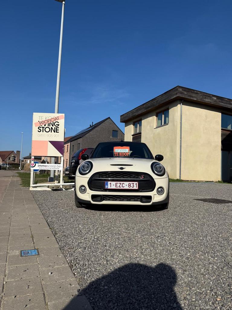 Mini Cooper Cabrio S, Auto's, Mini, Voorwielaandrijving, 4 cilinders, Cabriolet, Wit