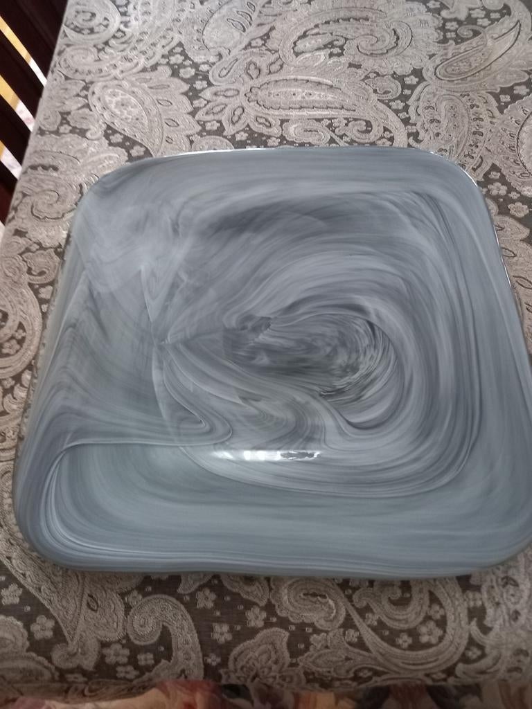 6 assiettes originales en verre dont 3 de chaque photo, Maison & Meubles, Enlèvement, Verre