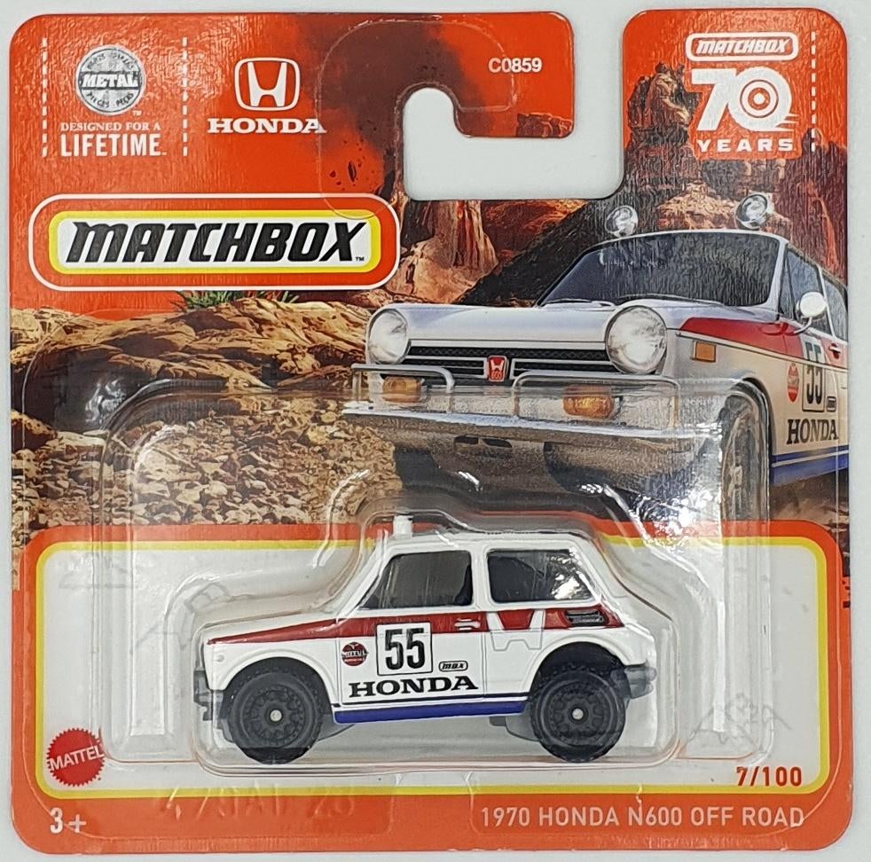 Matchbox - 1970 Honda N600 Off Road - HLC47 - 1:64, Hobby en Vrije tijd, Modelauto's | Overige schalen, Nieuw, Auto, Verzenden