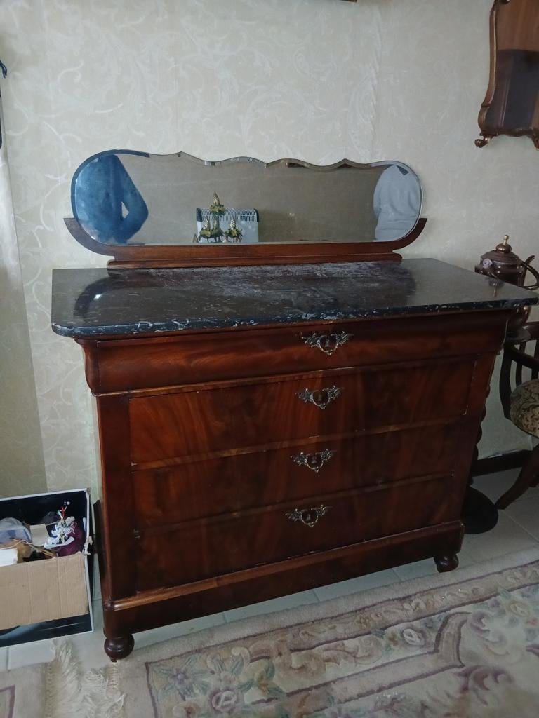Antieke franse commode, Ophalen