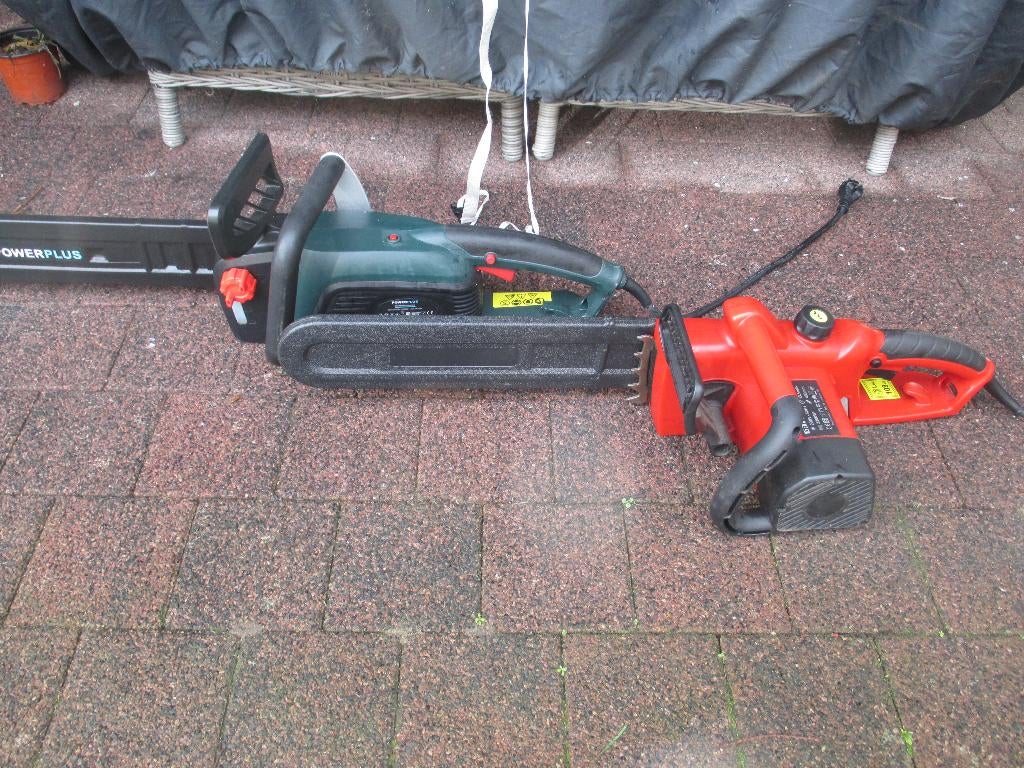 kettingzaag gamma,elektrisch 2200watt,blad 40cm, Enlèvement, Utilisé, 1200 watts ou plus, Tronçonneuse