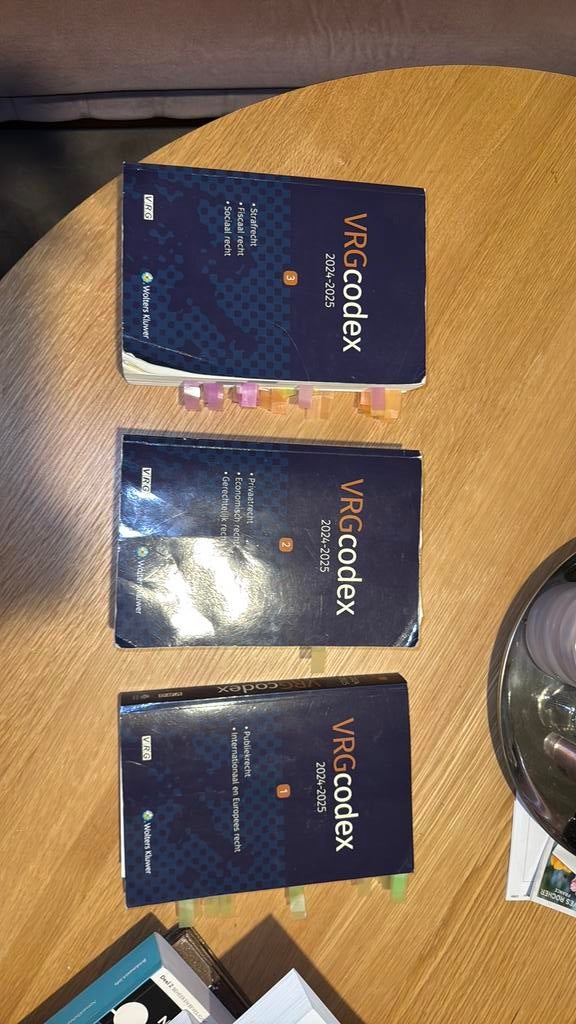 VRG Codex 2024-2025 1 - 2 - 3, Boeken, Ophalen